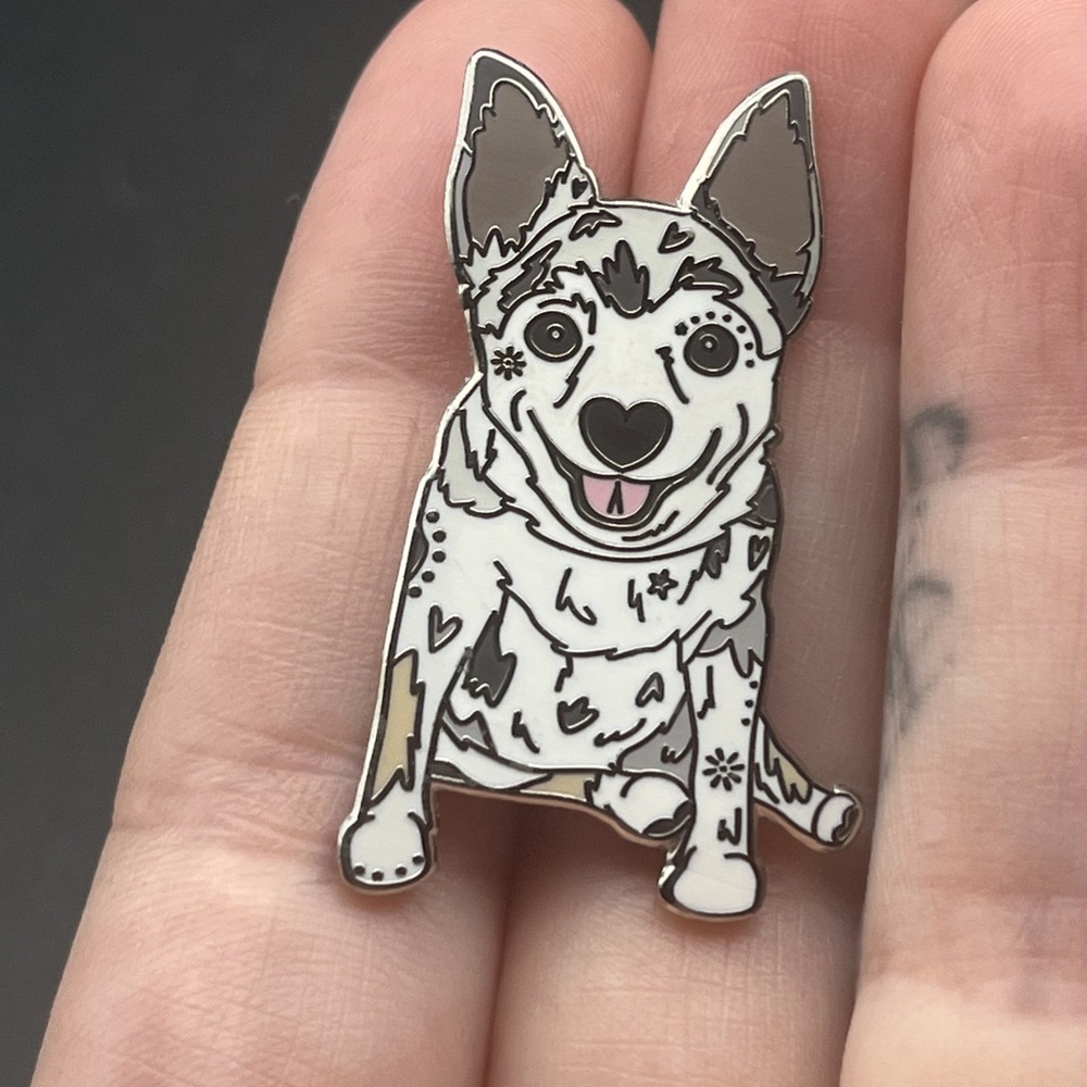 Cute Cartoon Dog Puppy Lapel Hat Pin